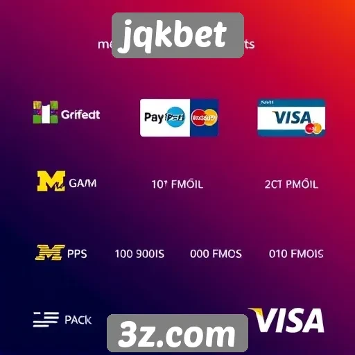 Métodos de pagamento disponíveis no jqkbet